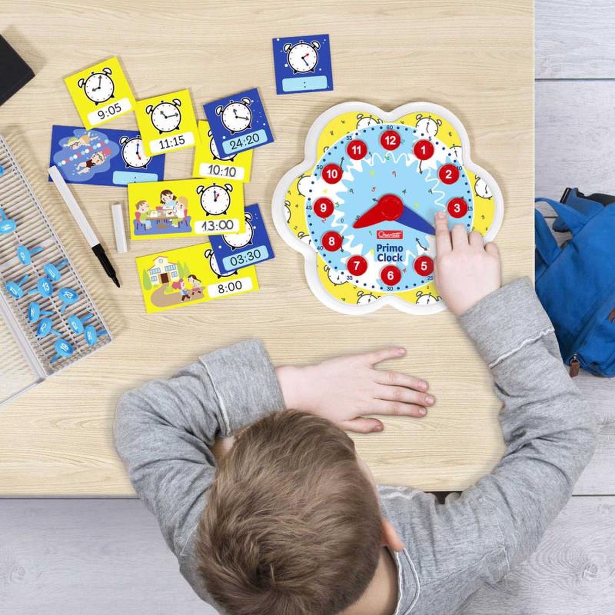 Voir la diapositive 4 : Quercetti PREMIERE HORLOGE MONTESSORI QUERCETTI QUI00624J