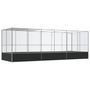 Voir la diapositive 5 : VIDAXL Voliere avec extension argente 625x207x212 cm acier