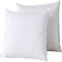 Voir la diapositive 1 : Home collection Lot de 2 oreillers en 100% coton et plume de canard blanc