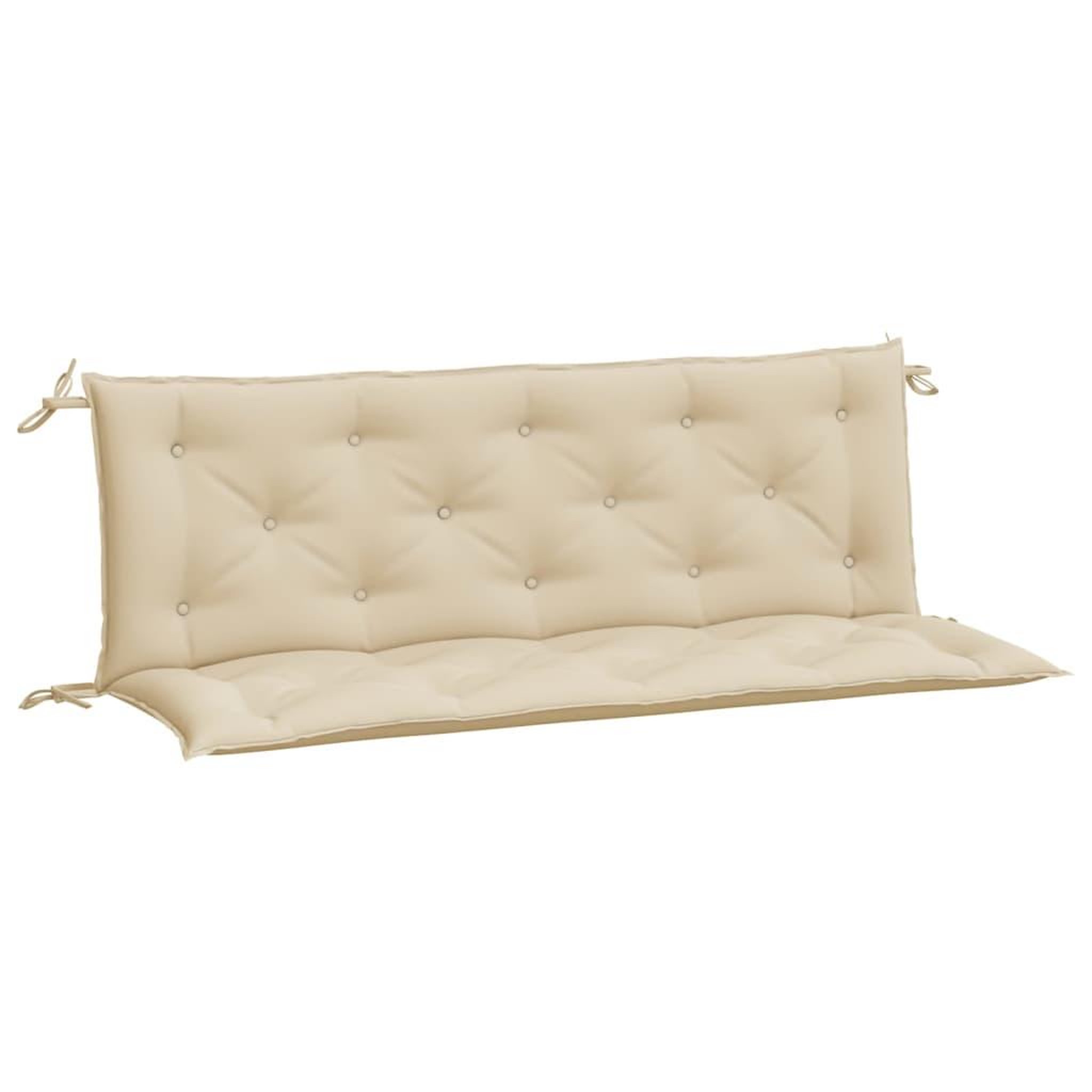 Voir la diapositive 2 : VIDAXL Coussins de banc jardin lot de 2 beige 150x50x7 cm tissu Oxford