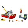 Voir la diapositive 3 : LEGO City 60109 - Le bateau des pompiers