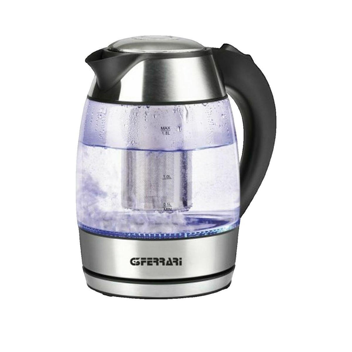 FERRARI Bouilloire G3 Ferrari BolleBlu 1.8 L Noir Acier Inoxydable