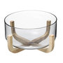 Voir la diapositive 1 : SECRET DE GOURMET Saladier Rond en Verre  Arha  28cm Gris