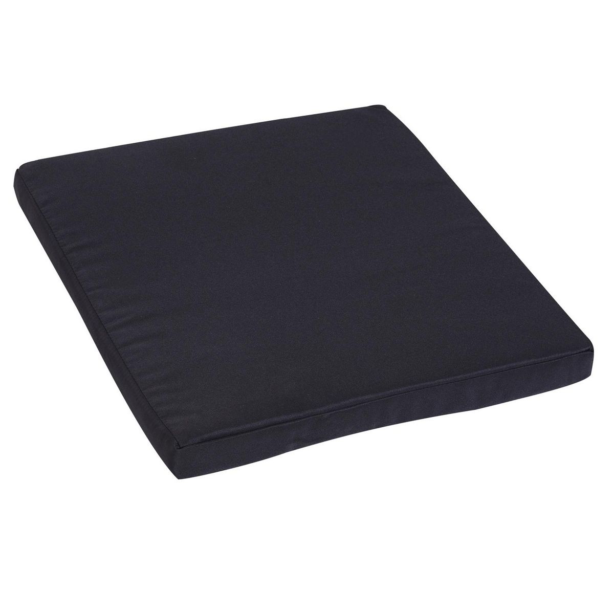 OUTSUNNY Salon de jardin 2 places - 3 pièces 2 chaises avec coussins + table basse - plateau verre trempé - résine tressée 4 fils imitation rotin noir