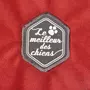 Paris Prix Plaid Polaire pour Chien  Patchy  100cm Bordeaux