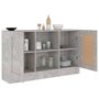 Voir la diapositive 4 : VIDAXL Buffet Gris beton 120x30,5x70 cm Bois d'ingenierie