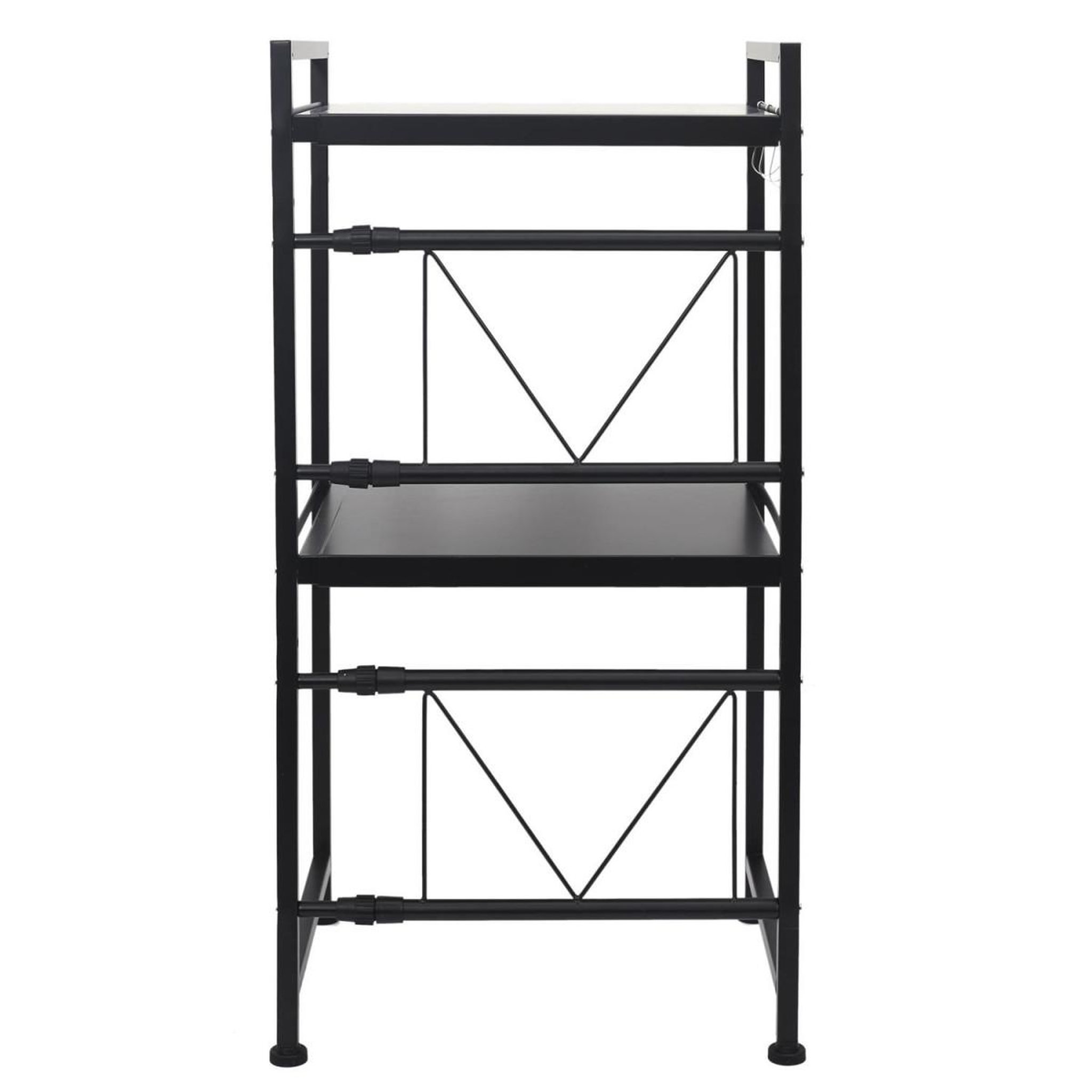 Voir la diapositive 5 : The Home Deco Factory Organisateur micro-ondes  modulable ii  40-60cm noir