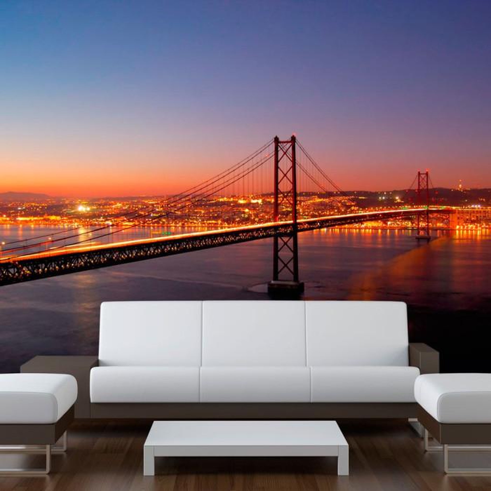 Paris Prix Papier Peint  Bay Bridge San Francisco. Coloris disponibles : Multicolore
