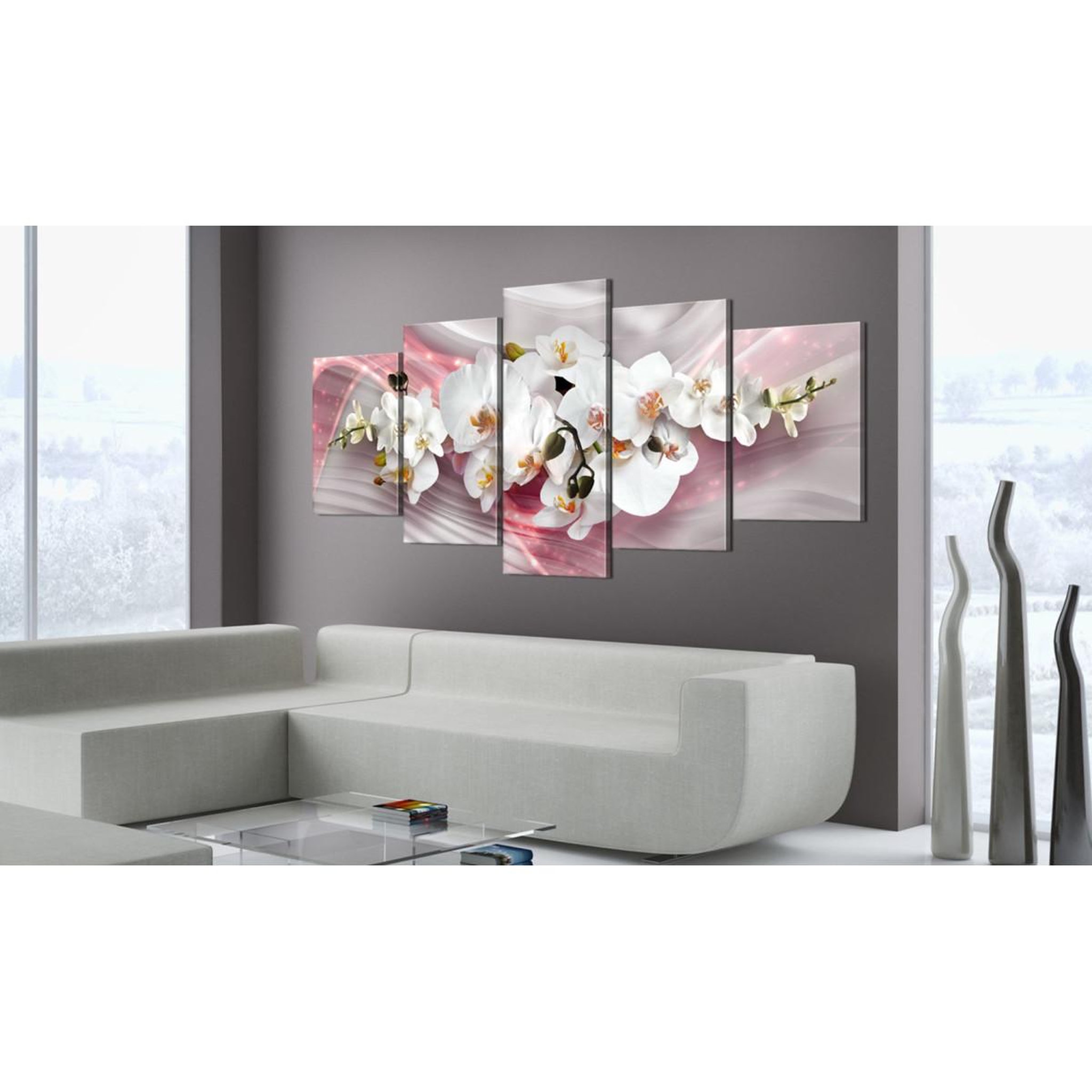 Voir la diapositive 2 : Paris Prix Tableau imprimé  pink glow