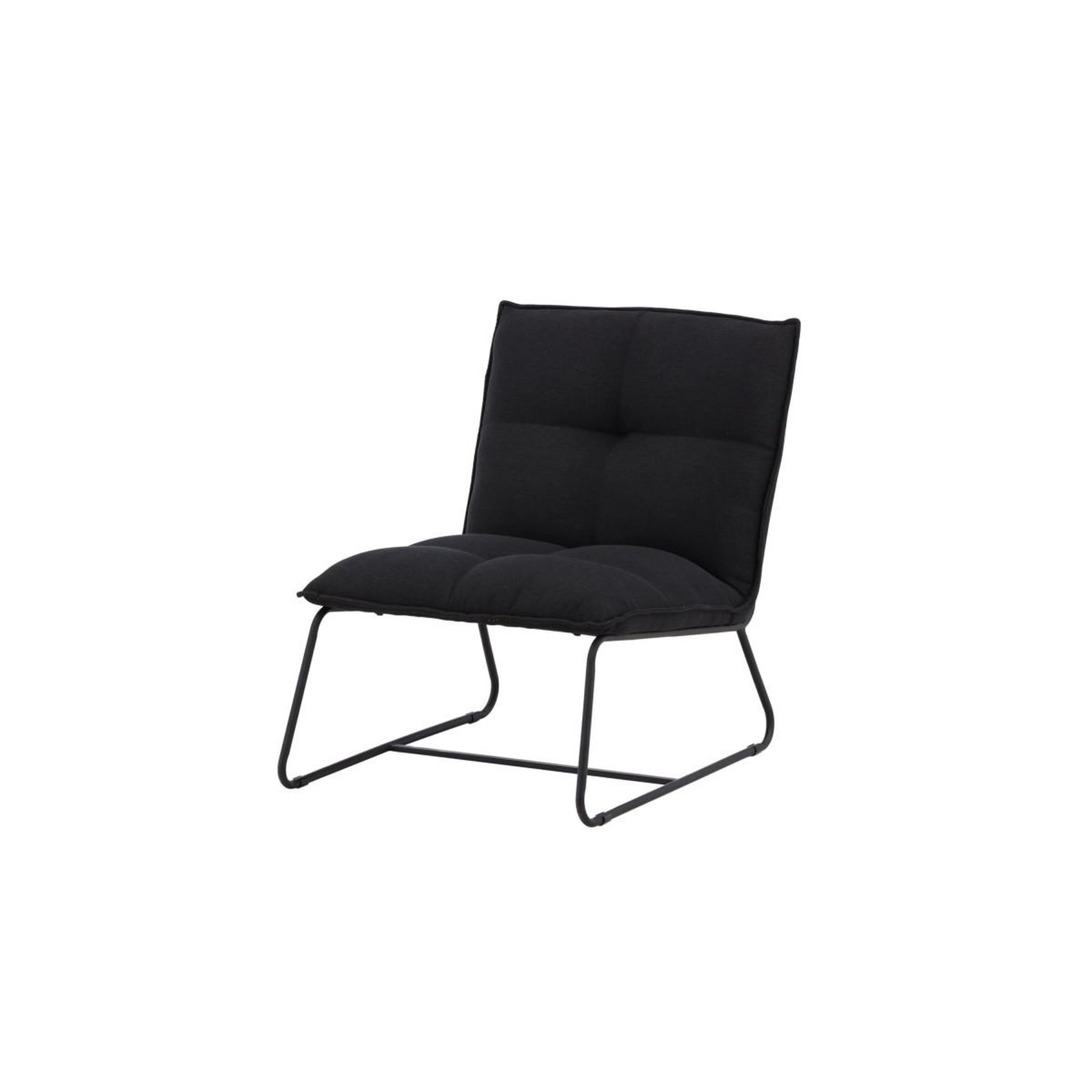 Voir la diapositive 5 : Paris Prix Fauteuil en lin  madison  78cm noir
