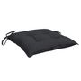 Voir la diapositive 5 : VIDAXL Coussins de chaise lot de 4 noir 40x40x7 cm tissu oxford