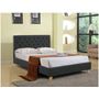 Voir la diapositive 1 : Habitat et Jardin Lit double  Emmy  - 140 x 190 cm - Gris