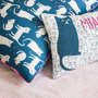 Voir la diapositive 3 : FUTURE HOME Coussin enfant imprimé chat en coton 30x50cm MIAOU