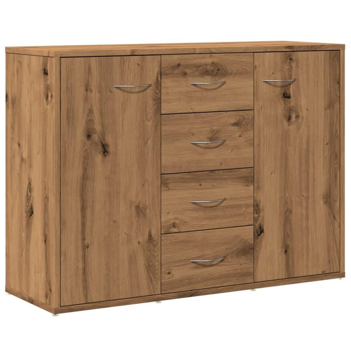 VIDAXL Buffet chene artisanal 88x30x64 cm bois d'ingenierie