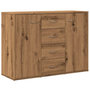 Voir la diapositive 2 : VIDAXL Buffet chene artisanal 88x30x64 cm bois d'ingenierie
