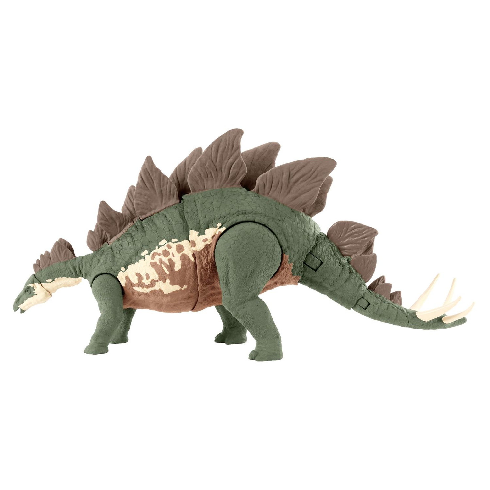 Voir la diapositive 1 : MATTEL Figurine dinosaure Stegosaure Méga Ravageur - Jurassic World