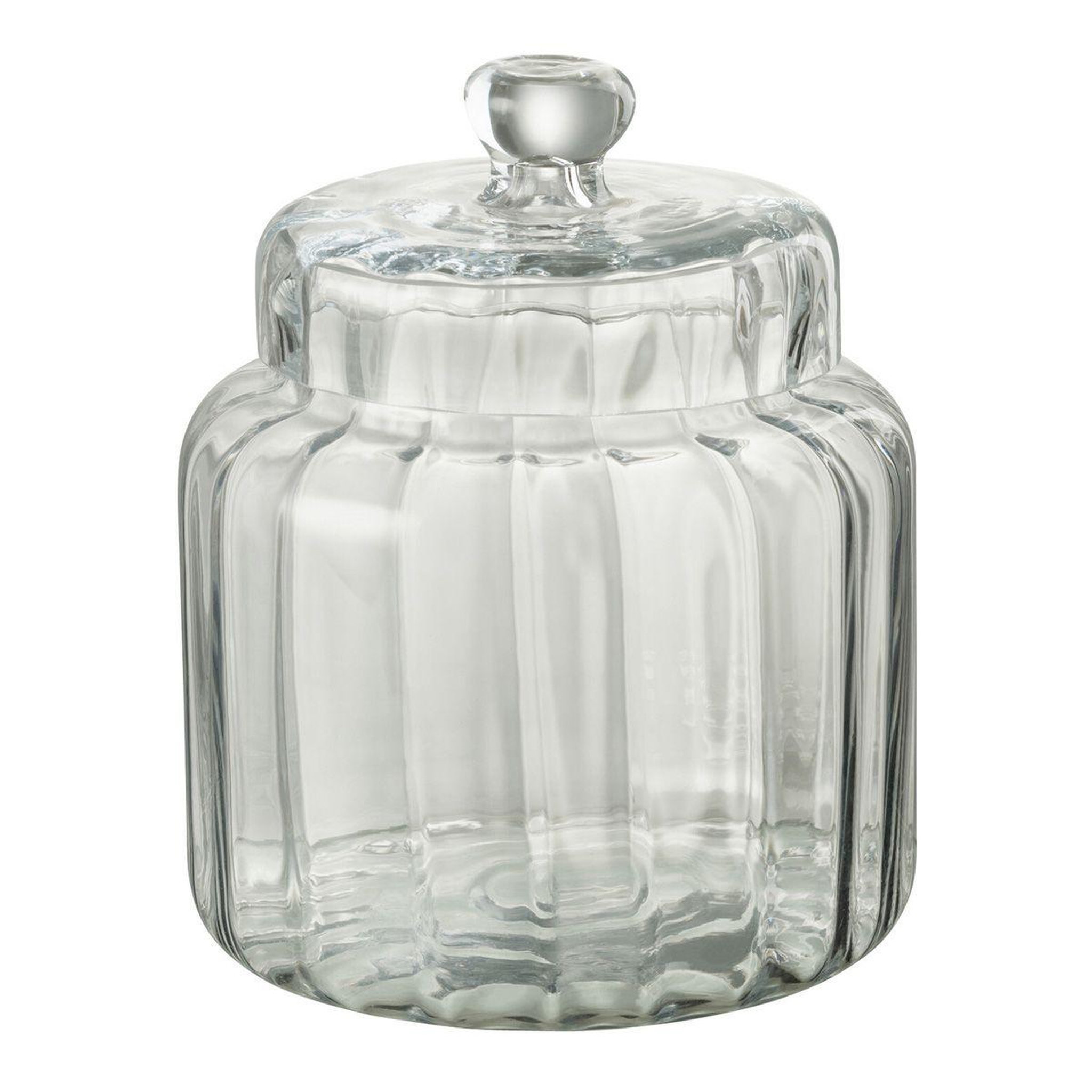 J-LINE Bonbonnière en verre  elia  23cm transparent