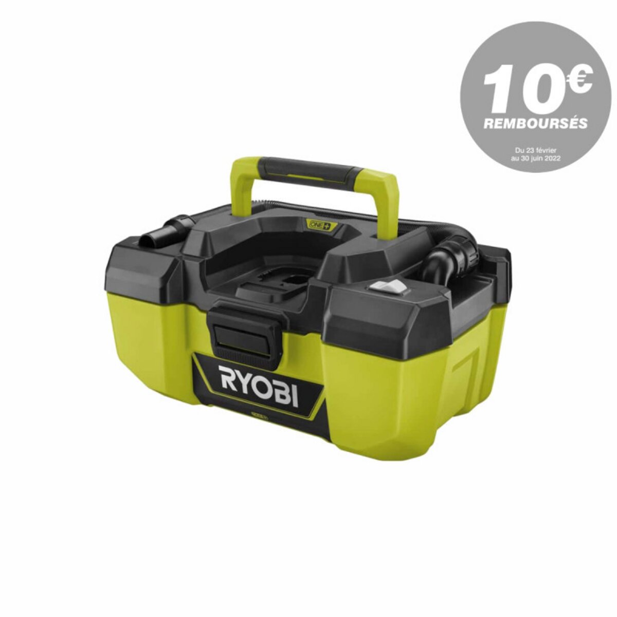 Ryobi Aspirateur d'atelier RYOBI 18V One Plus - sans batterie ni chargeur - R18PV-0
