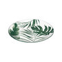 Voir la diapositive 2 : SECRET DE GOURMET Lot de 6 Assiettes à Dessert  Palme  19cm Vert
