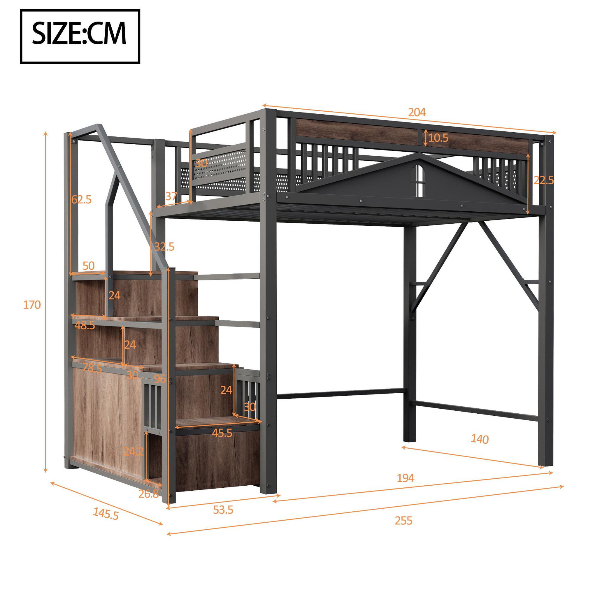 Voir la diapositive 3 : MERAX Lit mezzanine