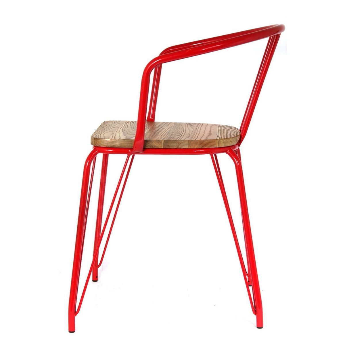 The Home Deco Factory Fauteuil en métal Arnold - H.72,5 cm