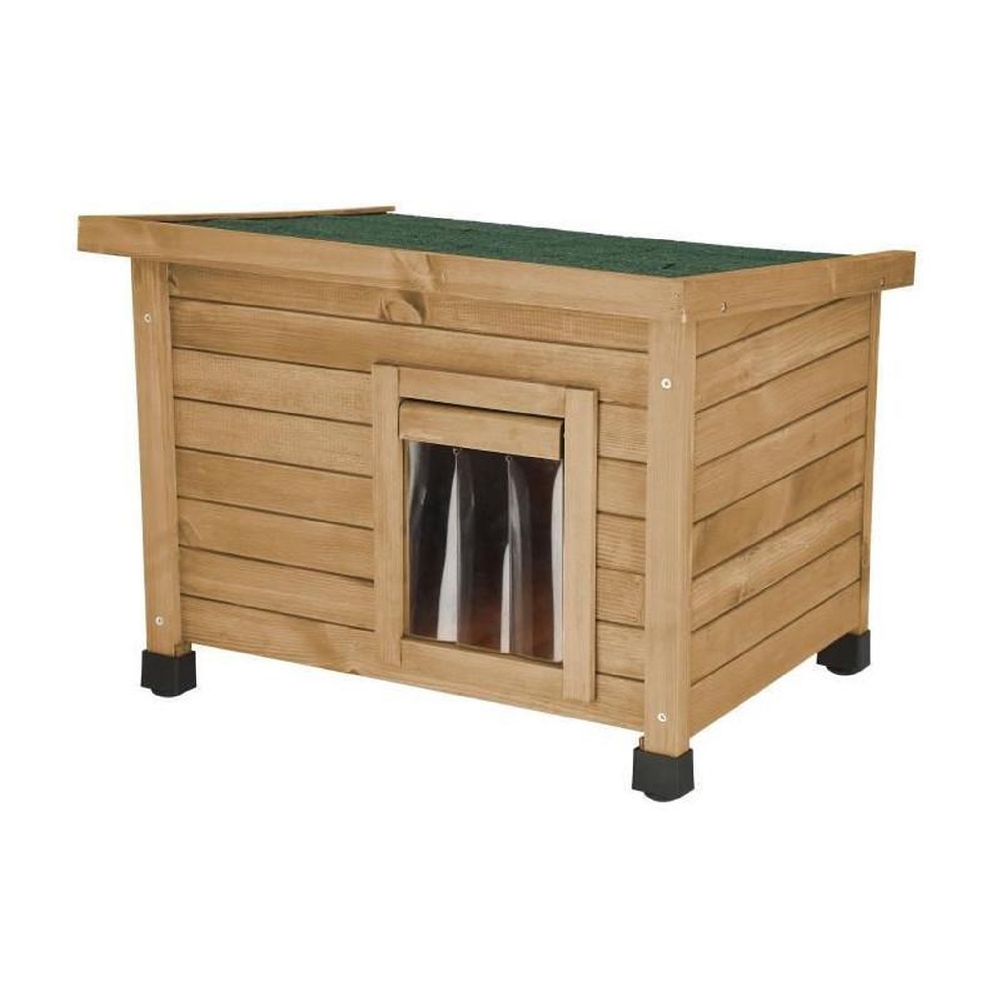 Voir la diapositive 1 : KERBL KERBL Maison pour chat Rustica 57x42x45cm - Bois