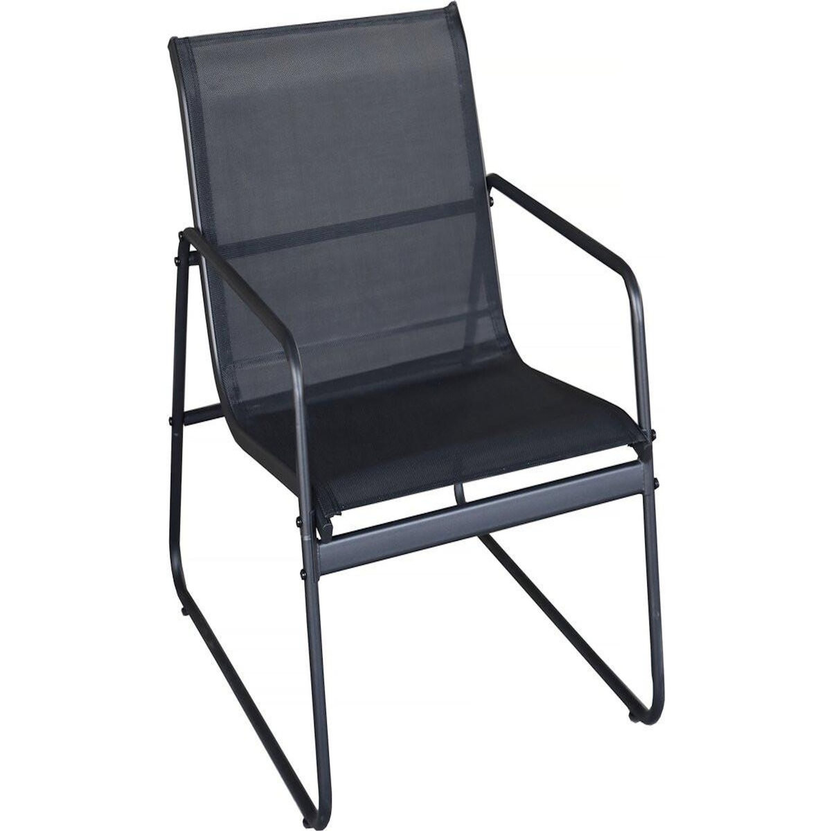 Habitat et Jardin Salon de jardin en métal  Fortaleza  - 4 places - Noir