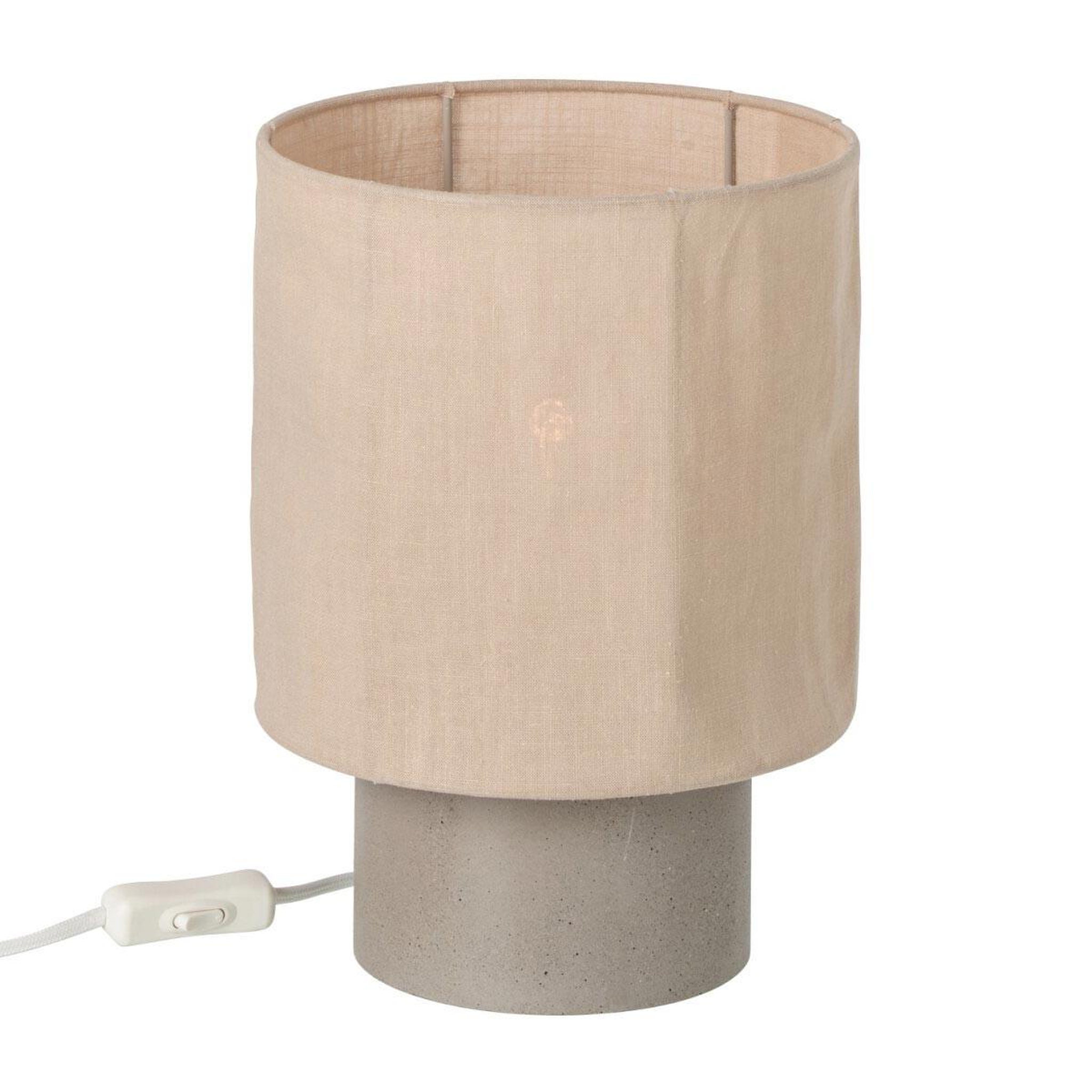 J-LINE Lampe à poser  havel  28cm beige