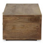 Voir la diapositive 4 : Paris Prix Table Basse Design  Firmin  110m Marron & Or