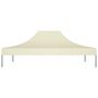 Voir la diapositive 4 : VIDAXL Toit de tente de reception 4x3 m Creme 270 g/m^2