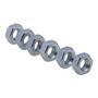 Voir la diapositive 3 :  Boulon tête hexagonale et écrou Vissal finition zinguée Ø5 x 20 mm  lot de 18