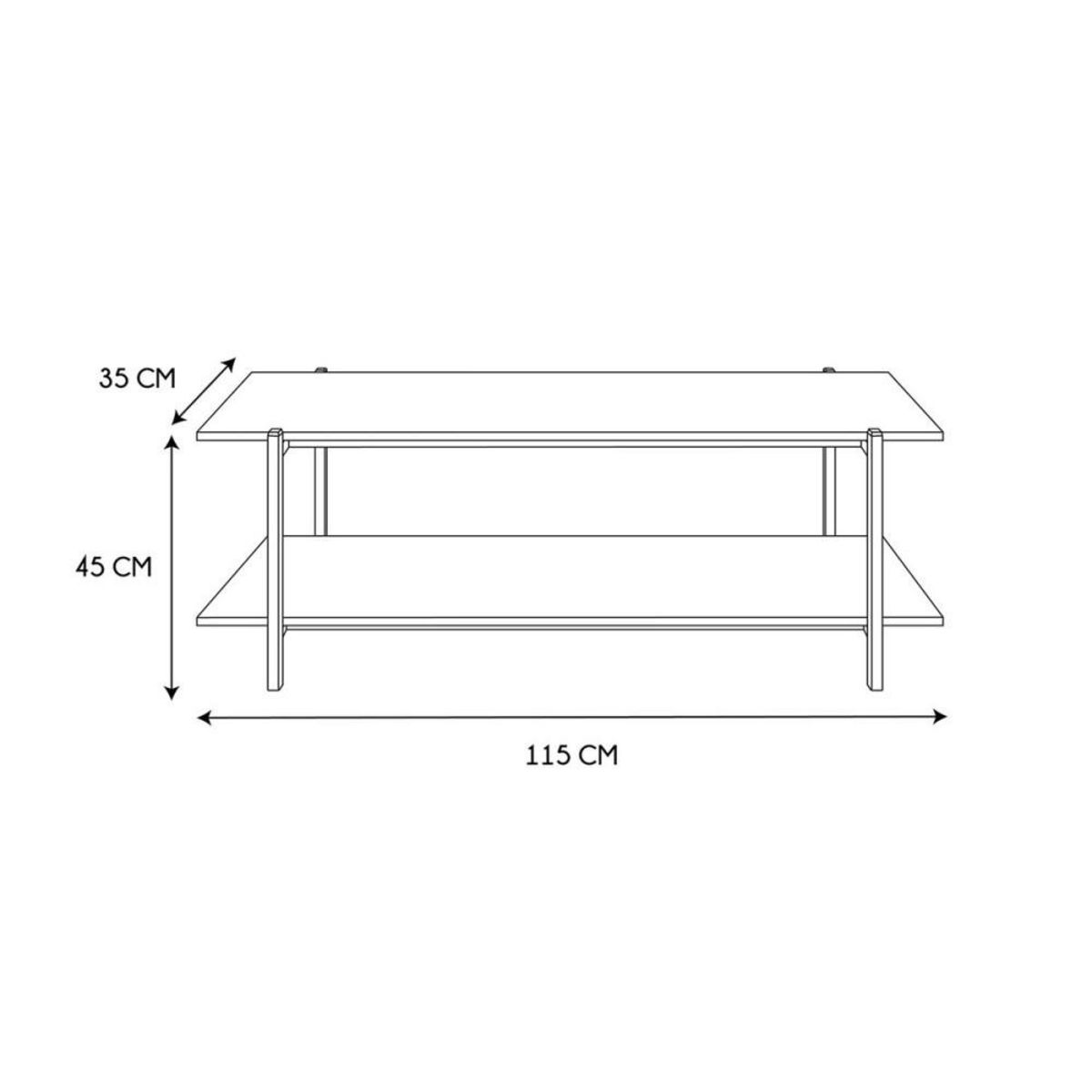 The Home Deco Factory Meuble TV Loka