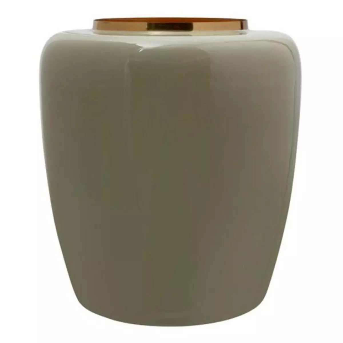 Paris Prix Vase Rond Design  Tribuna  36cm Menthe & Or