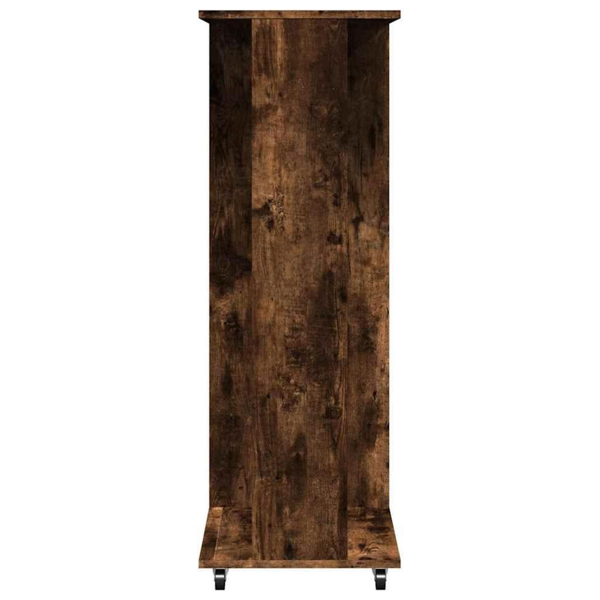 VIDAXL Garde-robe avec roues chene fume 102x38x110cm bois d'ingenierie