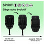 Voir la diapositive 4 : NANIA Siège auto SPIRIT pivotant 360° - I-Size 40-150 cm