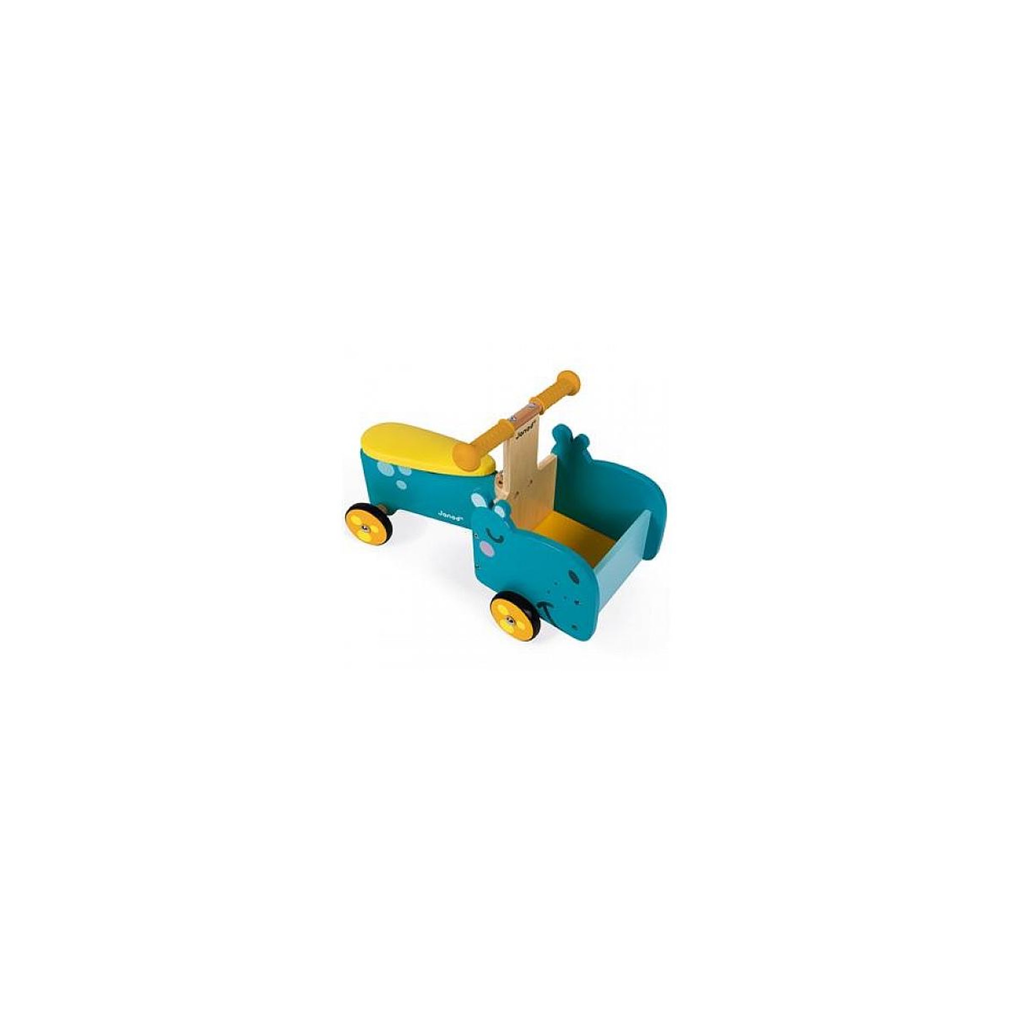 Juratoys-Janod Porteur Hippo en bois directionnel