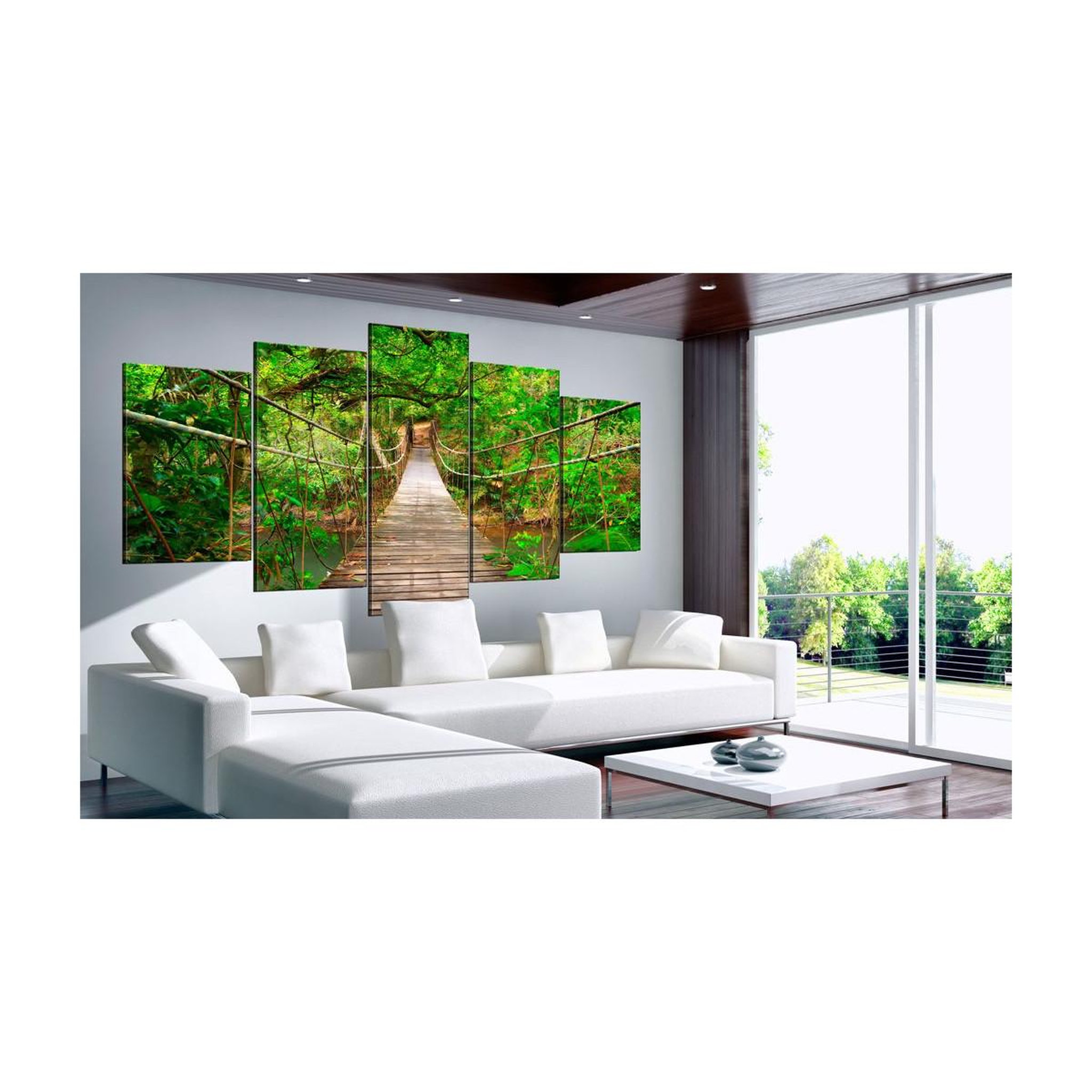 Voir la diapositive 2 : Paris Prix Tableau Imprimé  Promenade Parmi Les Arbres