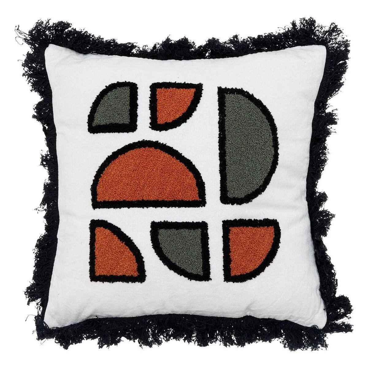 ATMOSPHERA Coussin Déco Brodé  Jaiko  40x40 Multicolore
