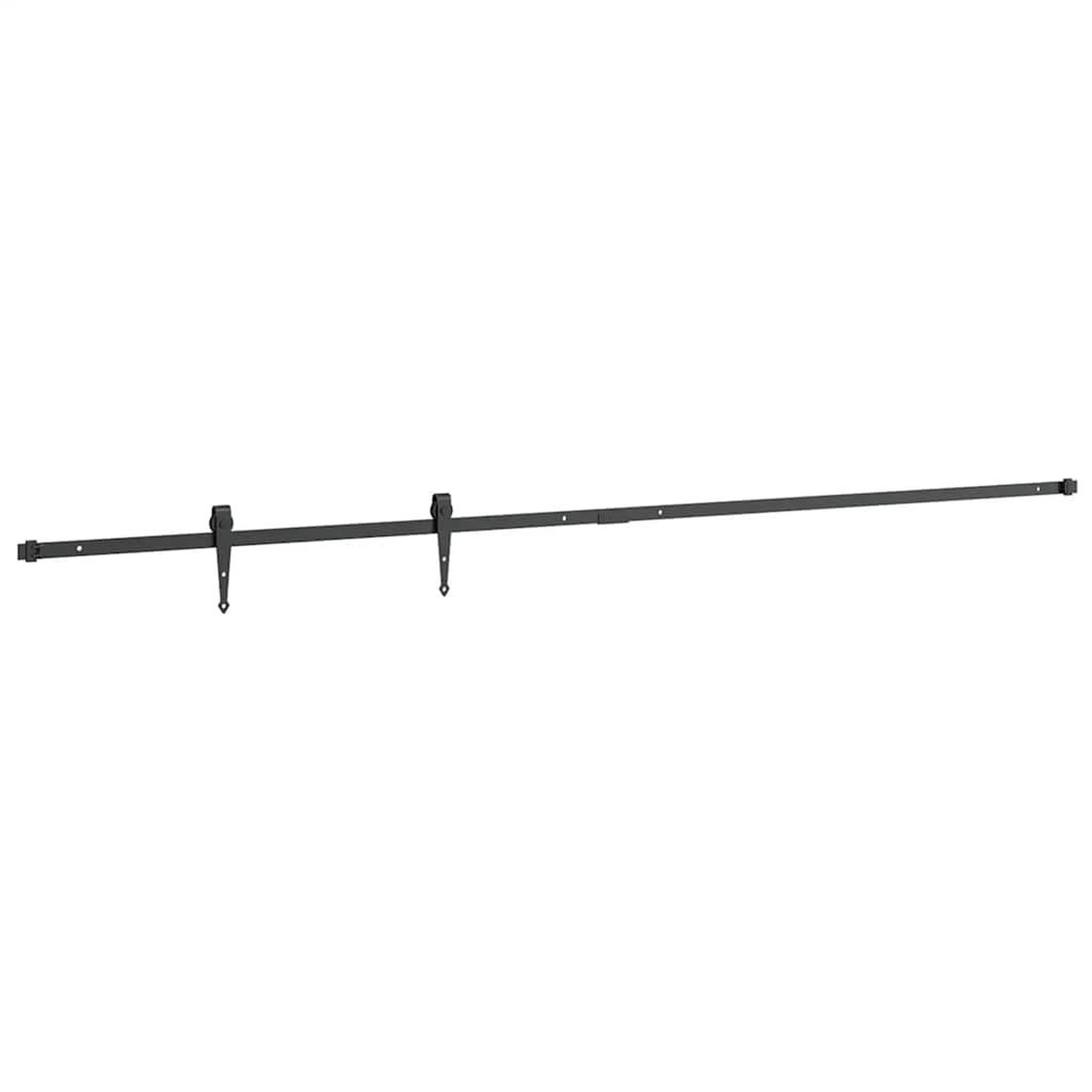 Voir la diapositive 5 : VIDAXL Kit de porte d'armoire coulissante 213 cm acier au carbone