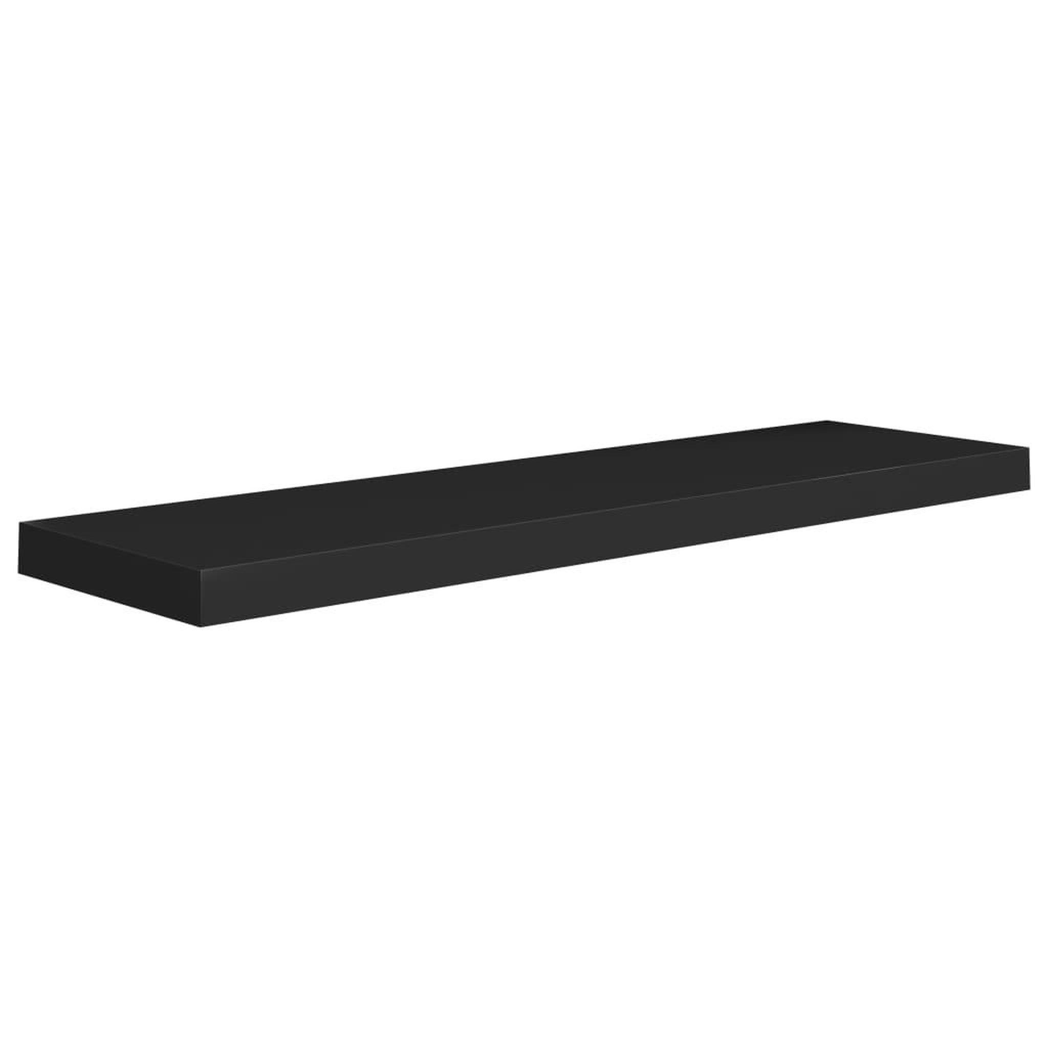 Voir la diapositive 2 : VIDAXL Etagere murale flottante noir 90x23,5x3,8 cm MDF