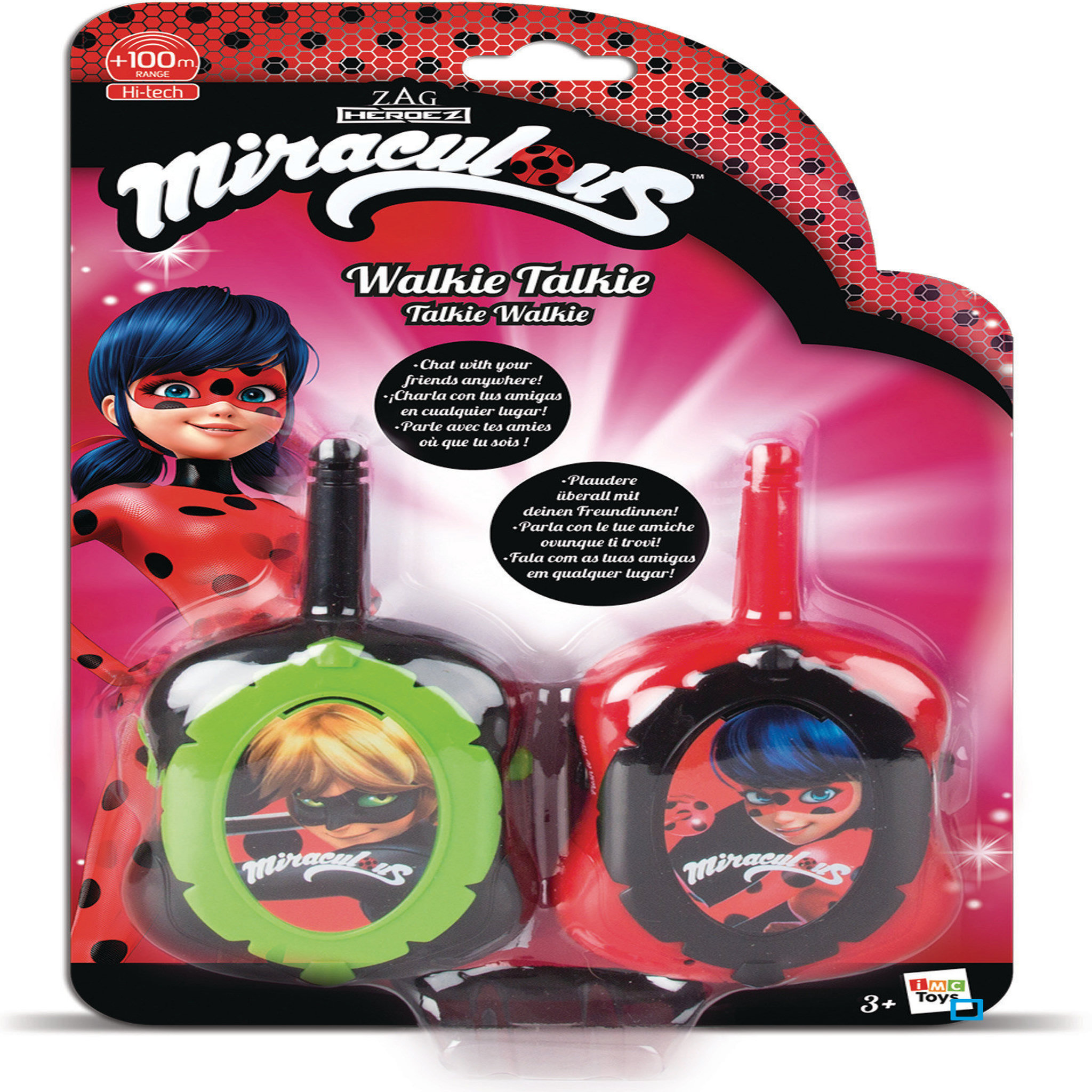 Voir la diapositive 2 : IMC TOYS Talkie Walkie Ladybug et Chat noir Miraculous