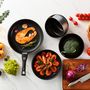 Voir la diapositive 9 : Batterie de cuisine induction 6 pièces amovible grise 