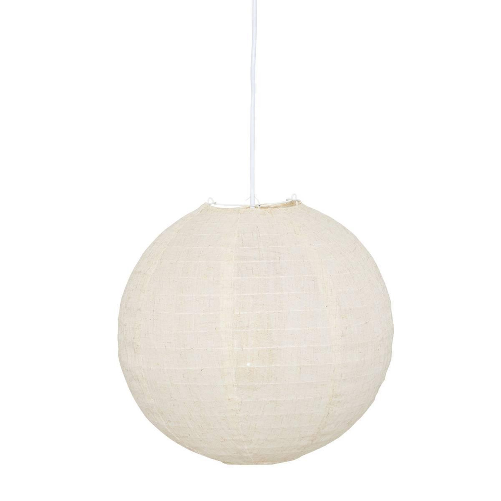 Voir la diapositive 1 : ATMOSPHERA Lanterne japonaise boule  jordy  32cm blanc