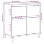 Voir la diapositive 6 : VIDAXL Buffet Gris beton 60x35x70 cm Bois d'ingenierie