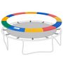 Voir la diapositive 4 : HOMCOM Couvre-ressort trampoline Ø 366 cm PVC PE haute densité rembourrage 15 mm multicolore