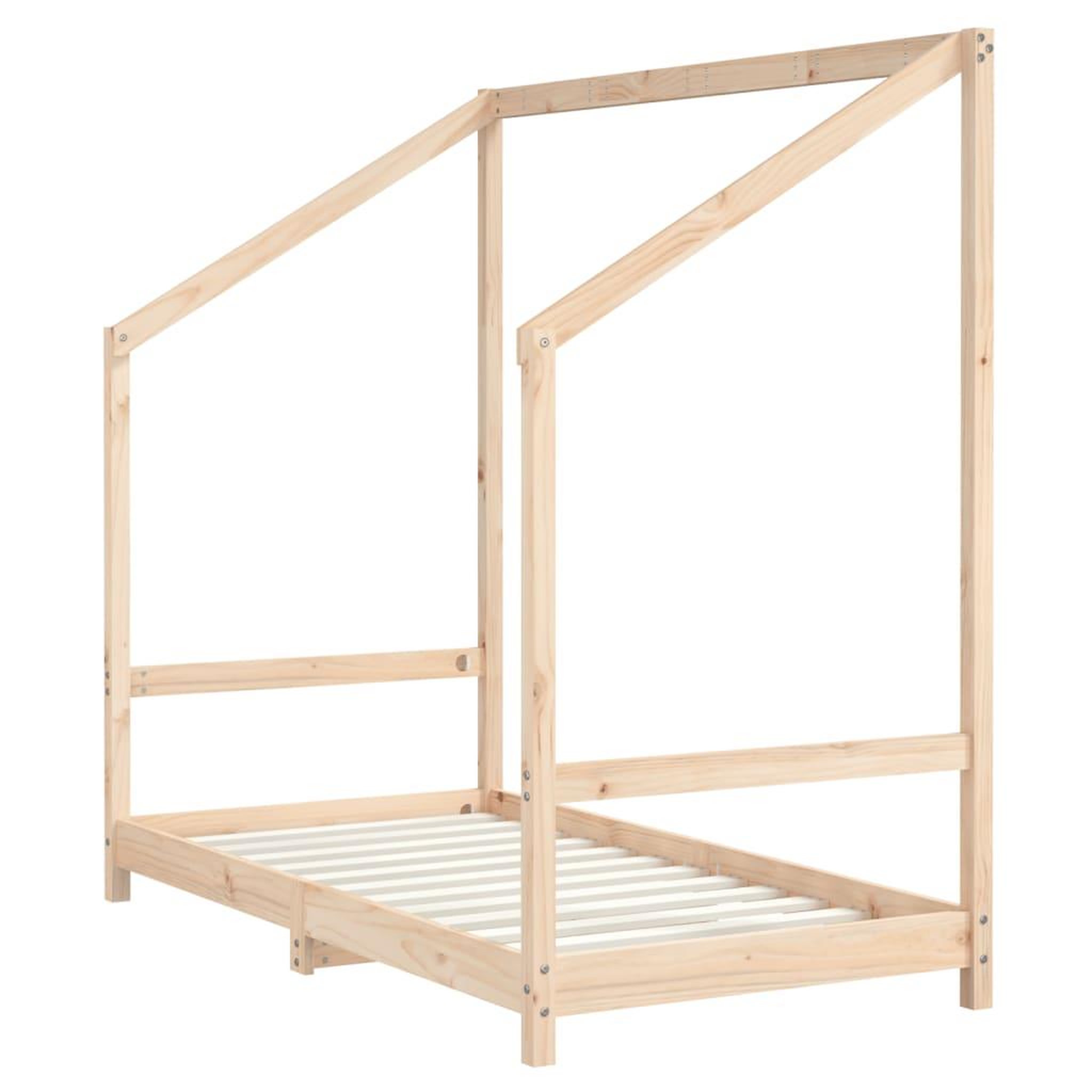 Voir la diapositive 3 : VIDAXL Cadre de lit pour enfant 80x160 cm bois de pin massif