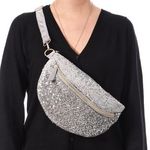 Stella Green Sac banane  Femme Stella Green Sequin. Coloris disponibles : Gris