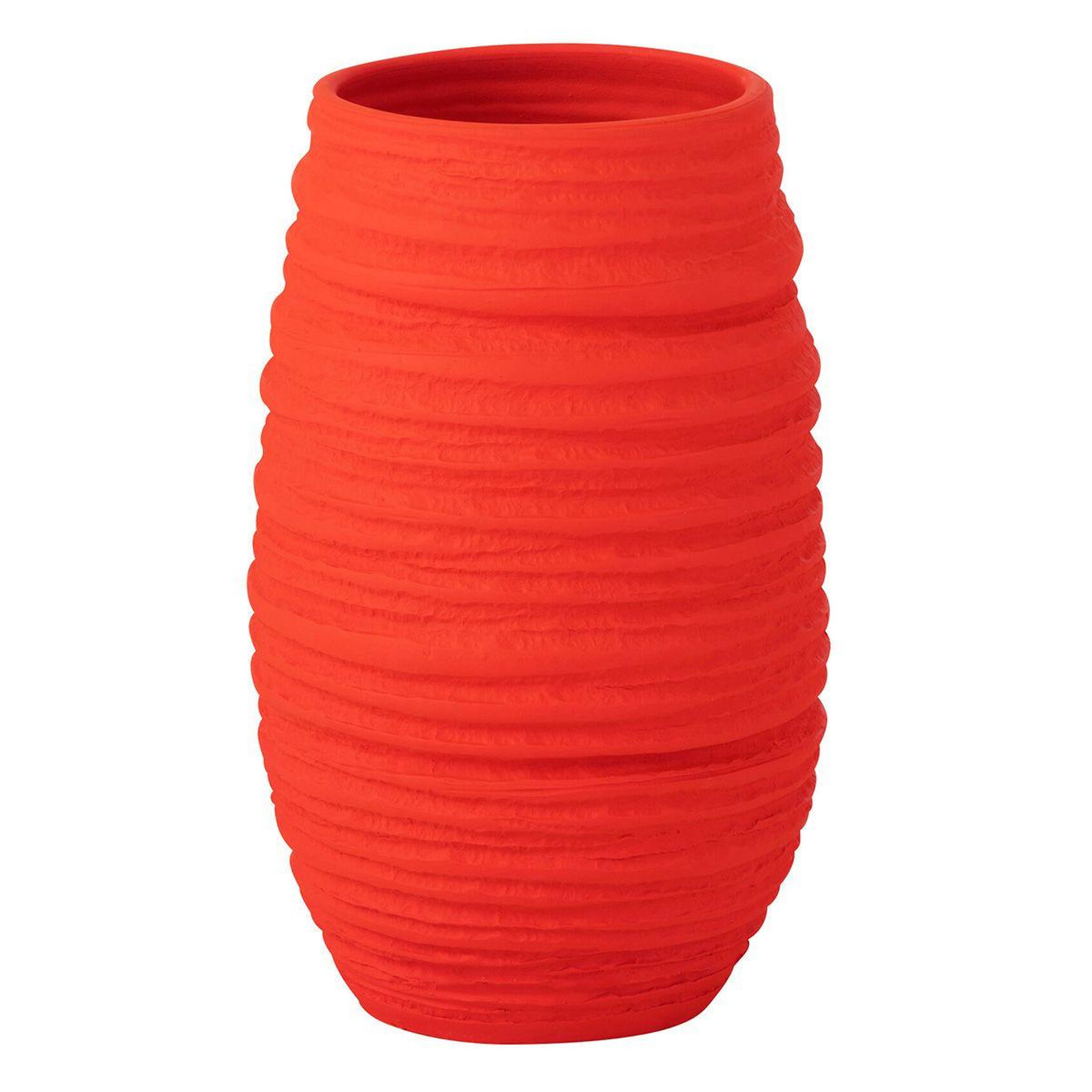 Voir la diapositive 1 : Paris Prix Vase en Céramique  Fiesta  40cm Rouge