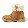 Voir la diapositive 2 : IN EXTENSO Boots revers fourrure bébé