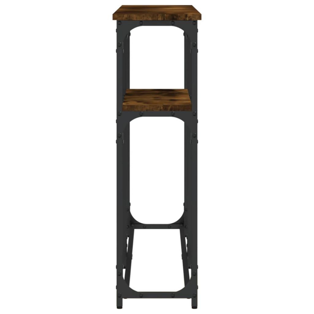 VIDAXL Table console chene fume 145x22,5x75 cm bois d'ingenierie